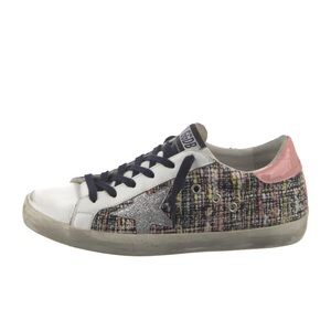 Golden Goose Tweeted Pink Sneakers